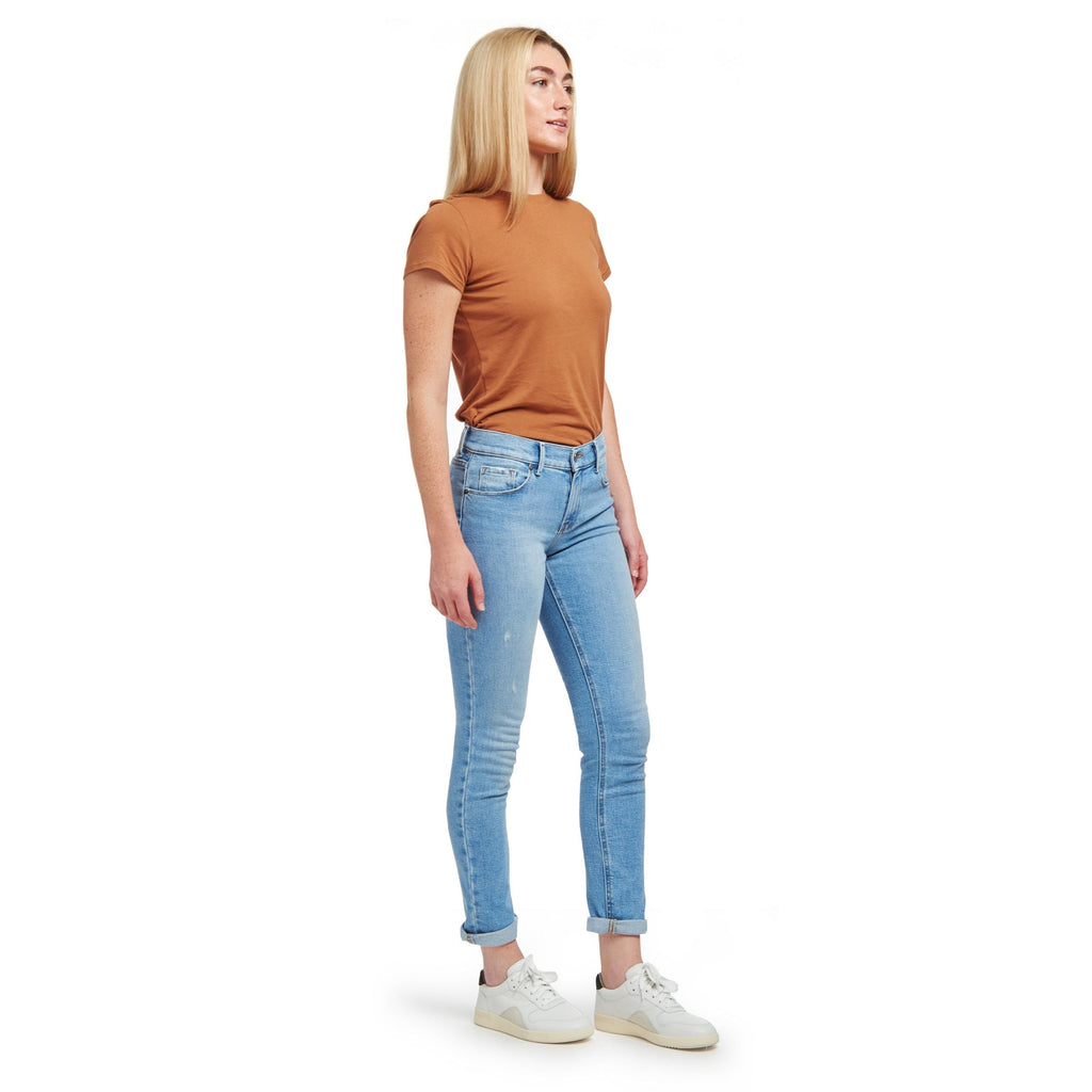 Mid Rise Slim Straight Hubert Jeans