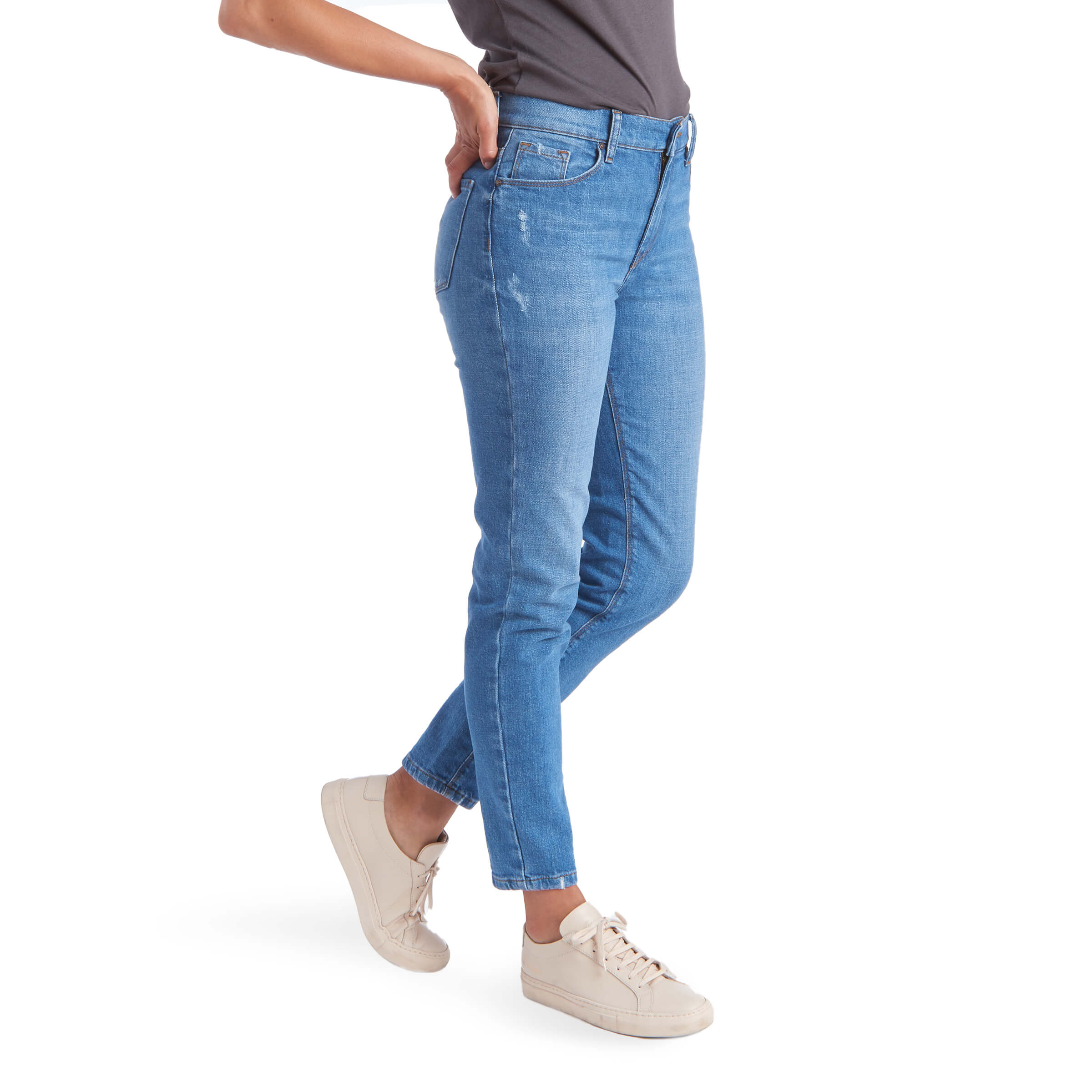 High Rise Mom Charlton Jeans