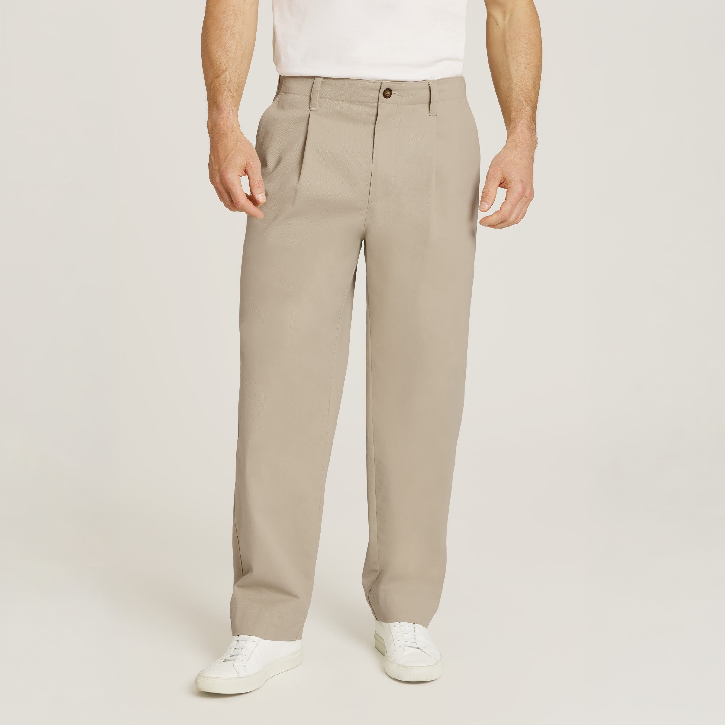 Wide Leg Chino Pants
