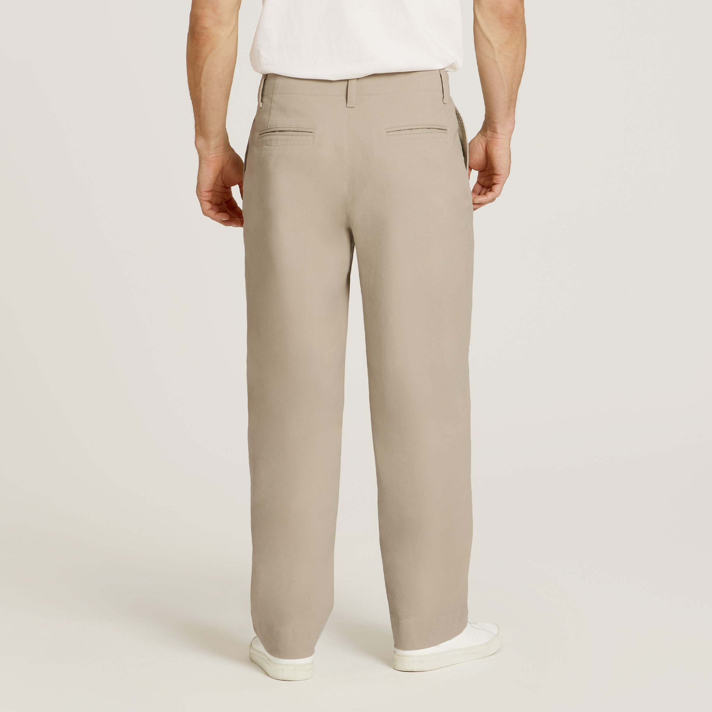 Wide Leg Chino Pants