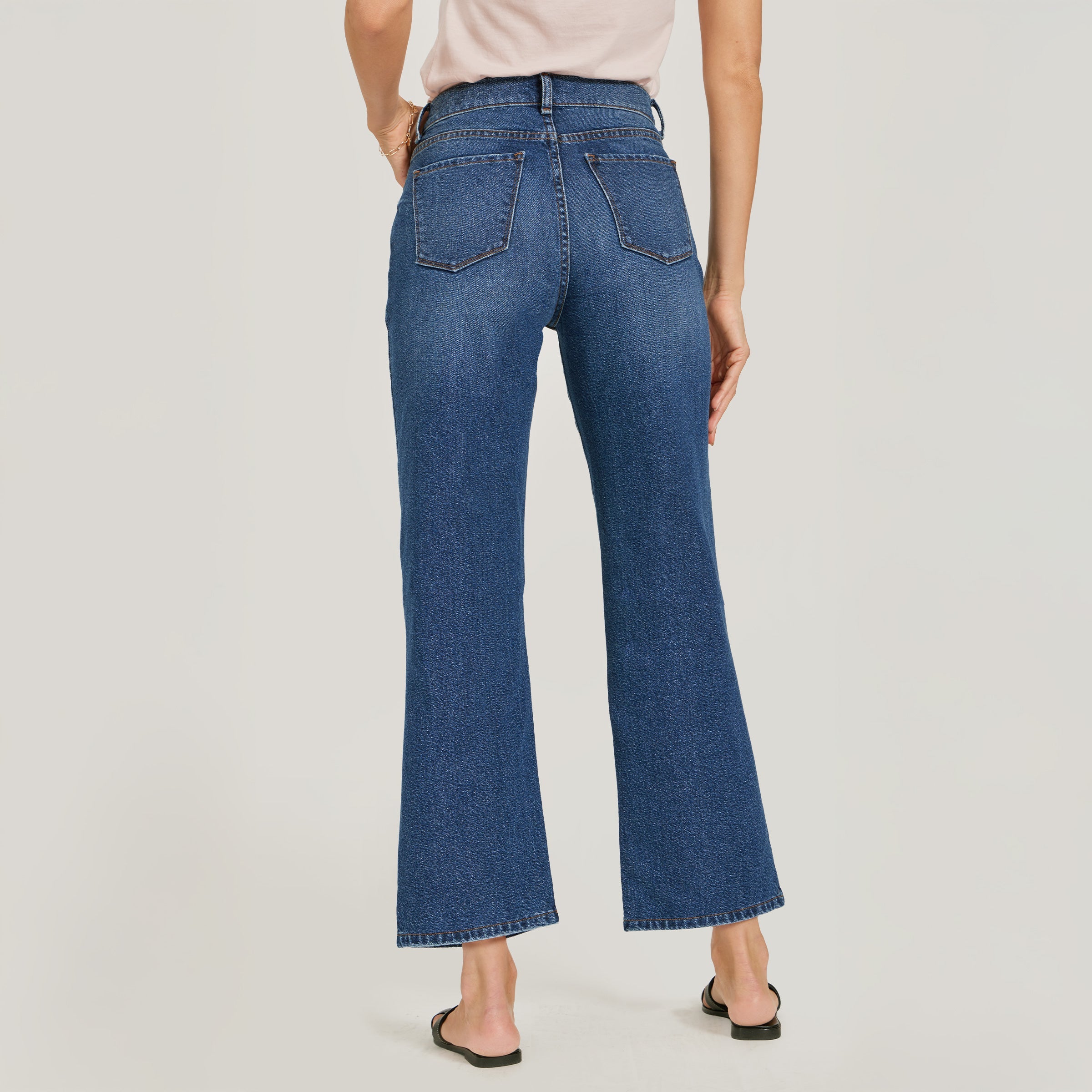 High Rise Cropped Straight Leg Gilmore