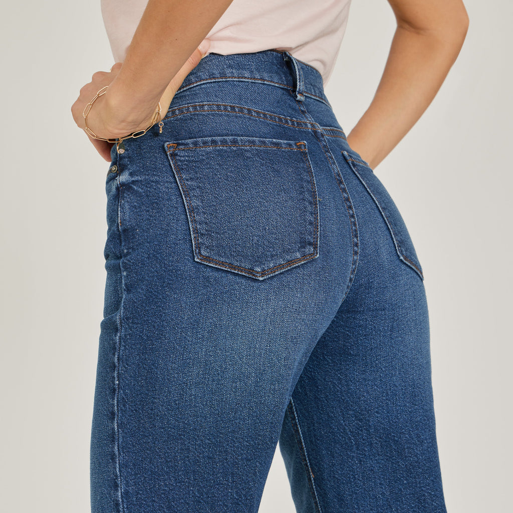 High Rise Cropped Straight Leg Gilmore