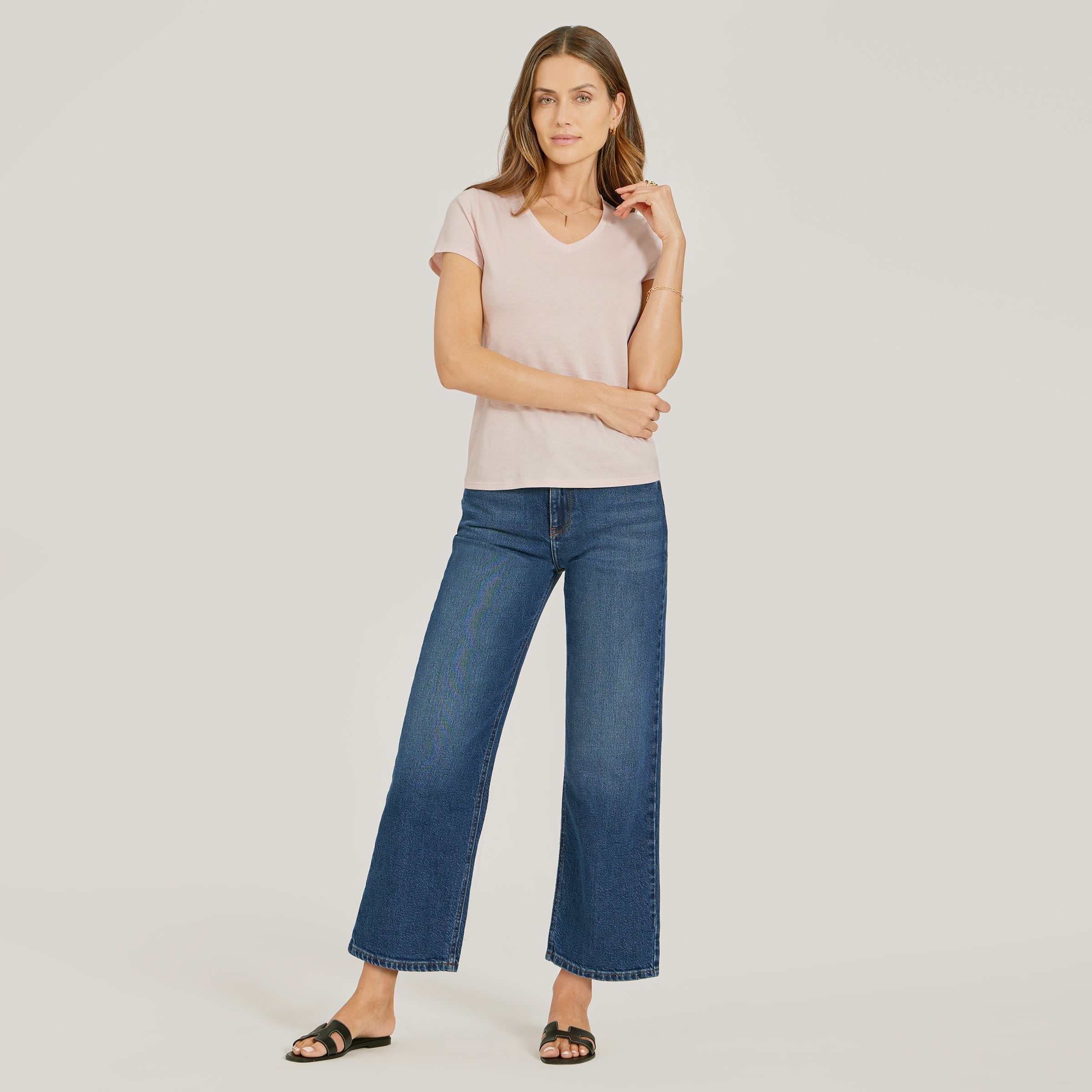 High Rise Cropped Straight Leg Gilmore