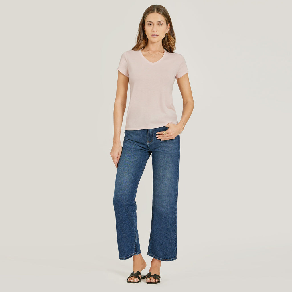 High Rise Cropped Straight Leg Gilmore