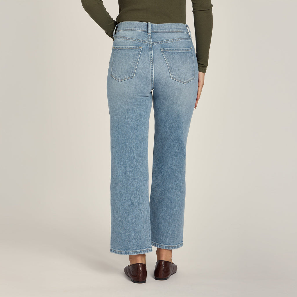 High Rise Cropped Straight Leg Hubert