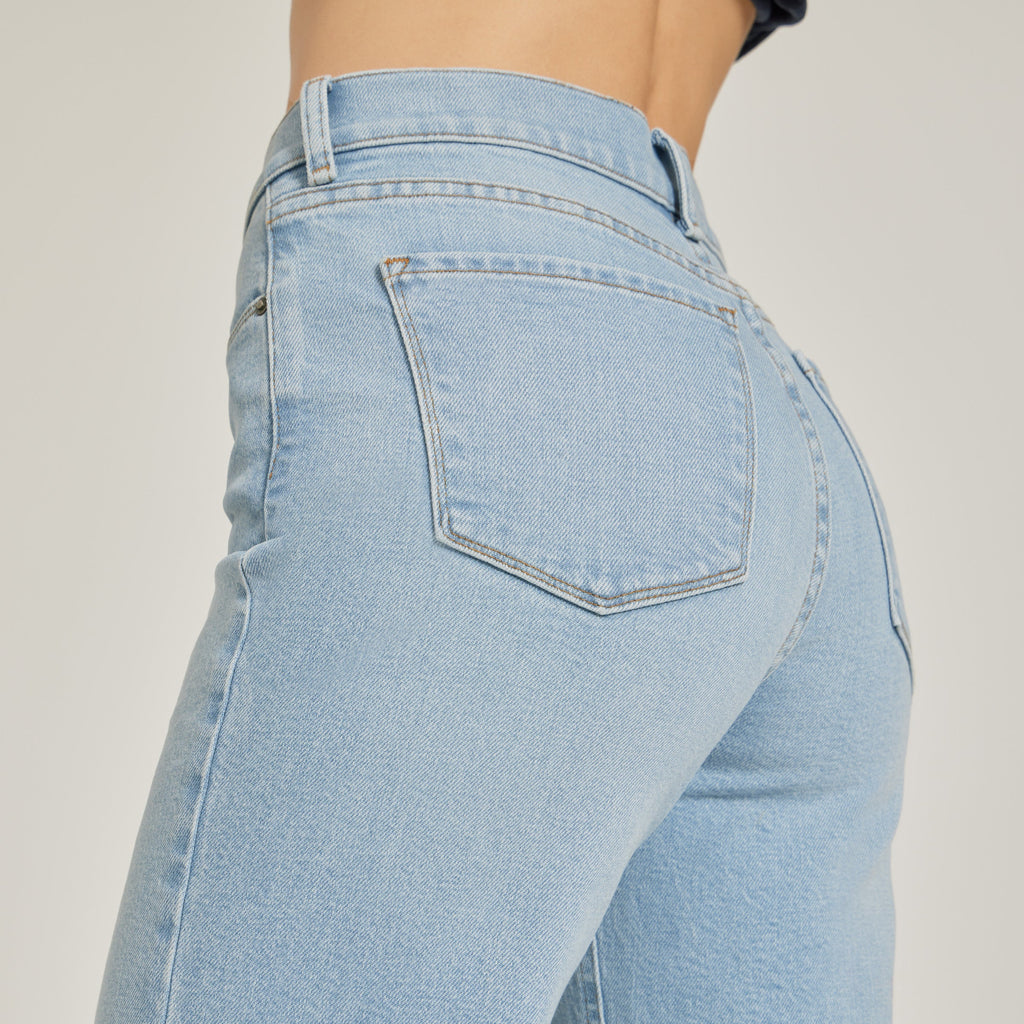 High Rise Cropped Straight Leg Hubert