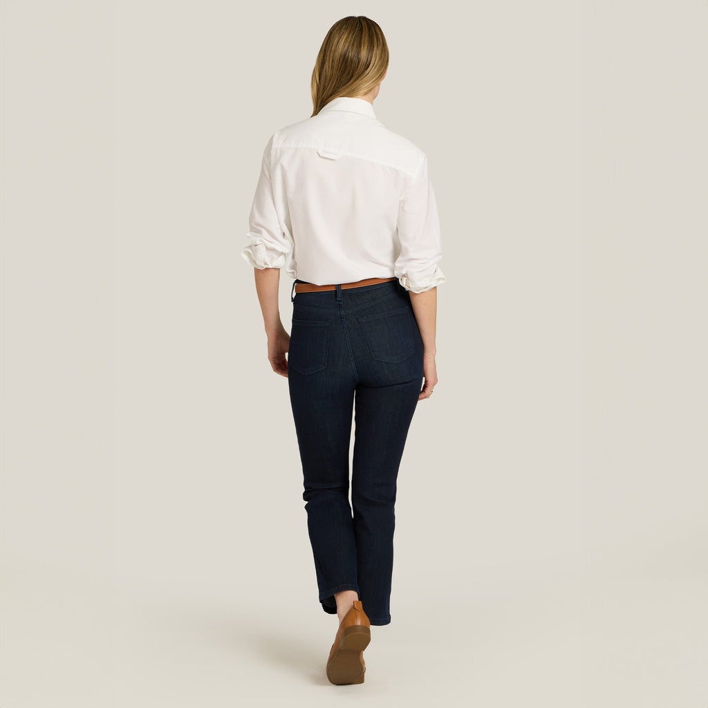 High Rise Miniboot Ankle Jane Jeans