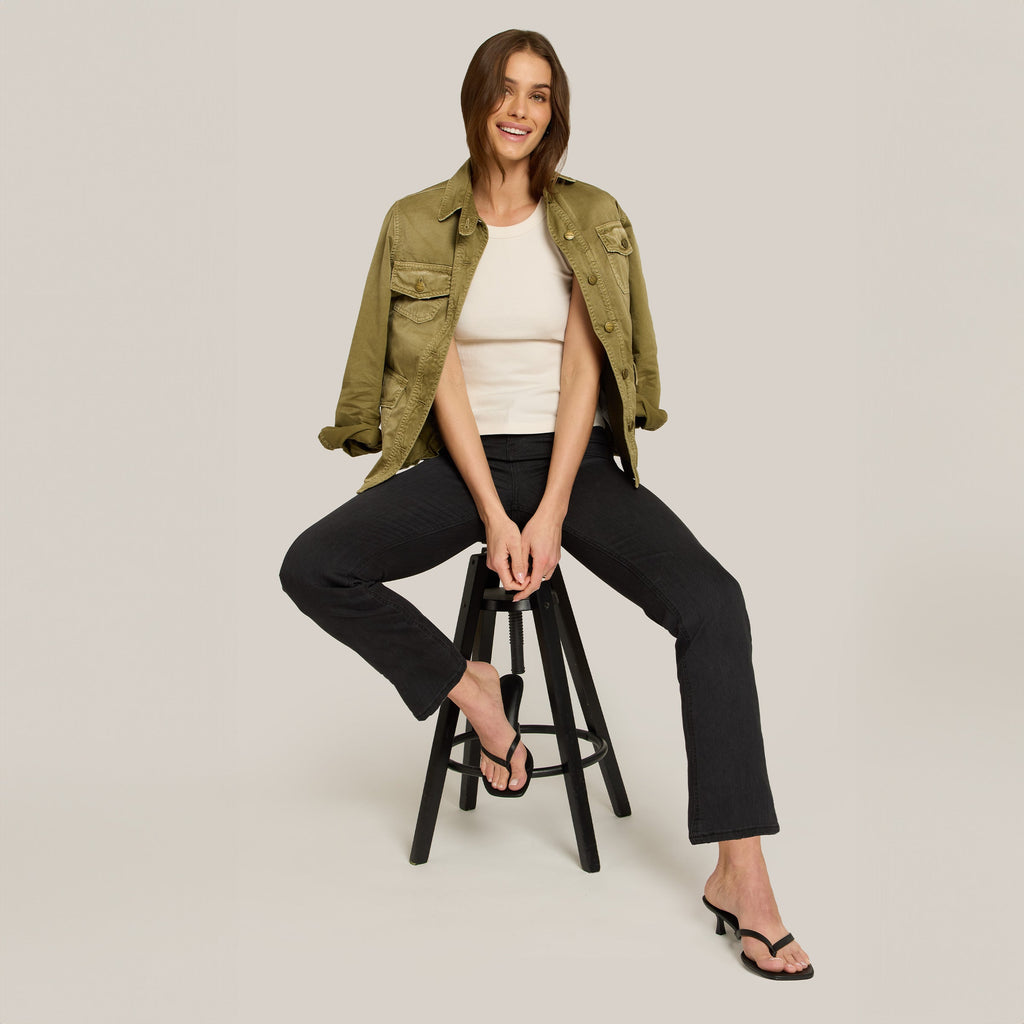 High Rise Miniboot Ankle Orchard Jeans