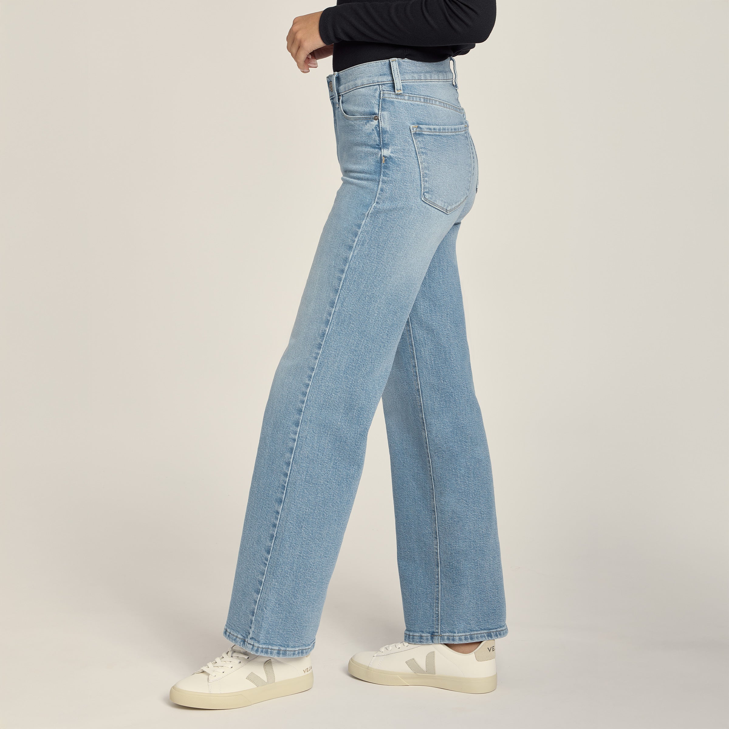 High Rise Wide Leg Hubert