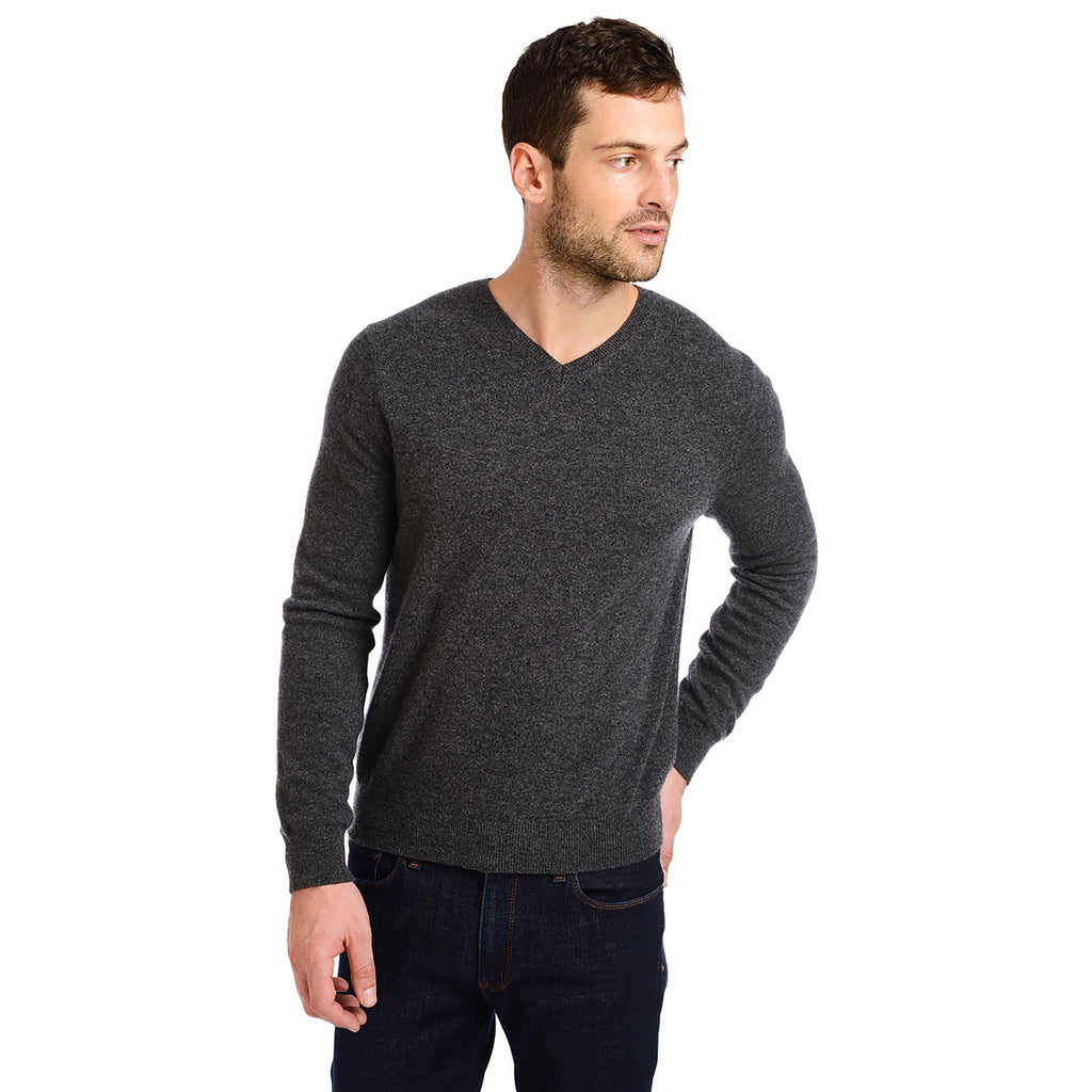 Classic Cashmere V-Neck Bergen Sweater