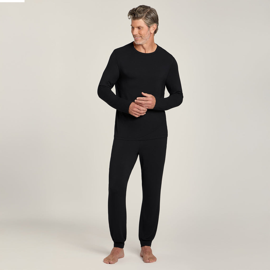Pajama Long Sleeve Crew Neck