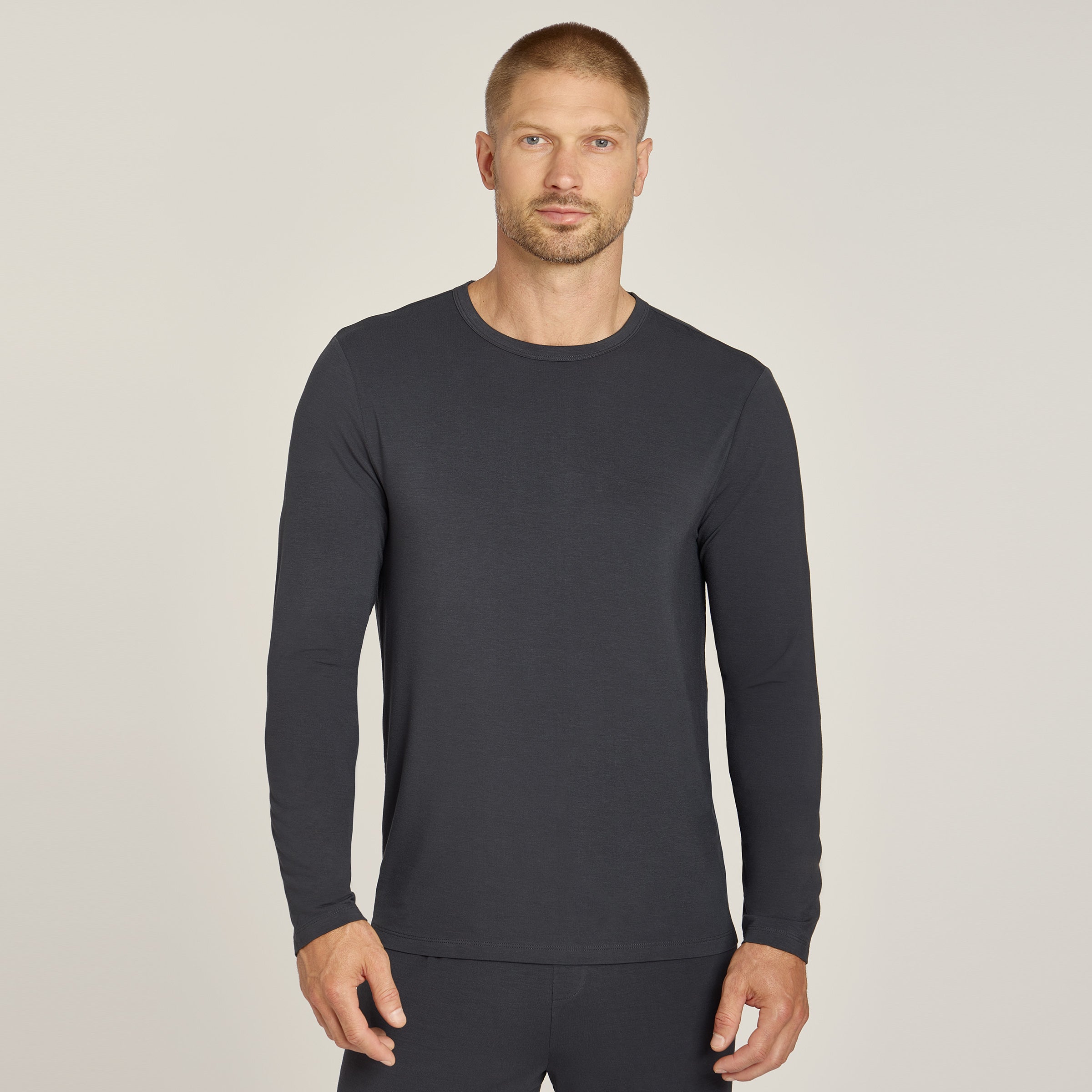 Pajama Long Sleeve Crew Neck