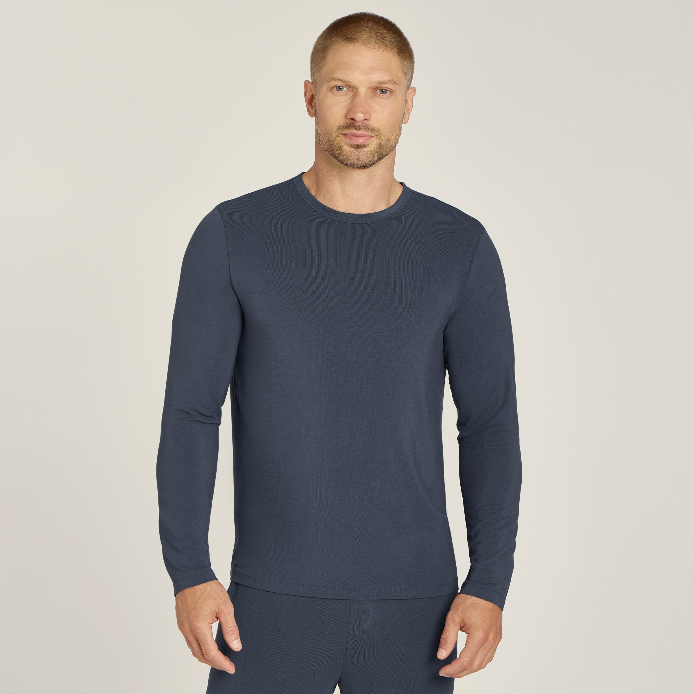 Pajama Long Sleeve Crew Neck