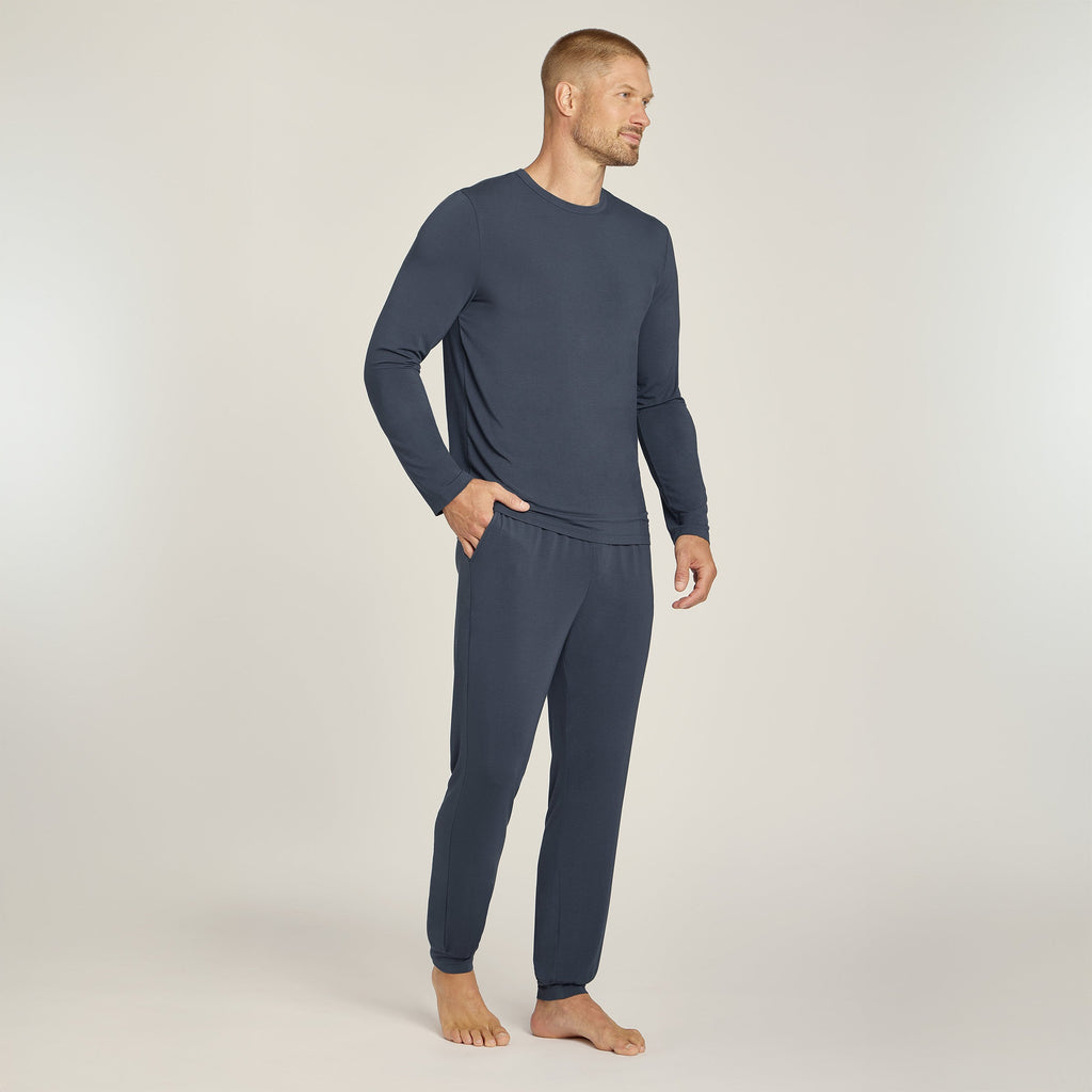 Pajama Long Sleeve Crew Neck