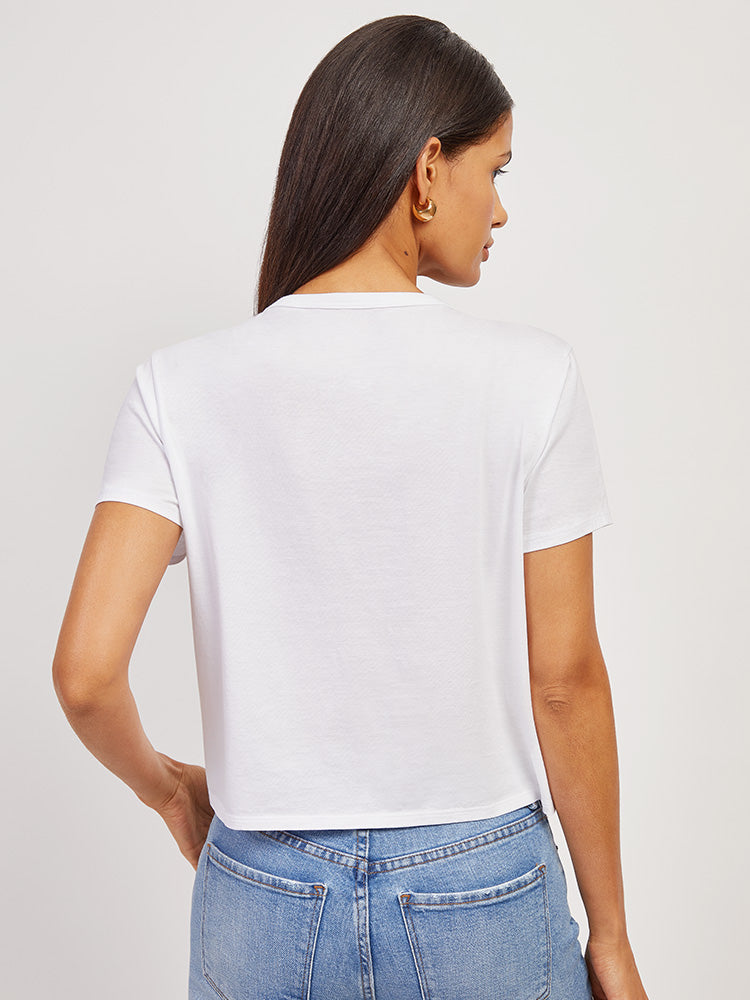Everyday Cotton One Pocket Crew Tee