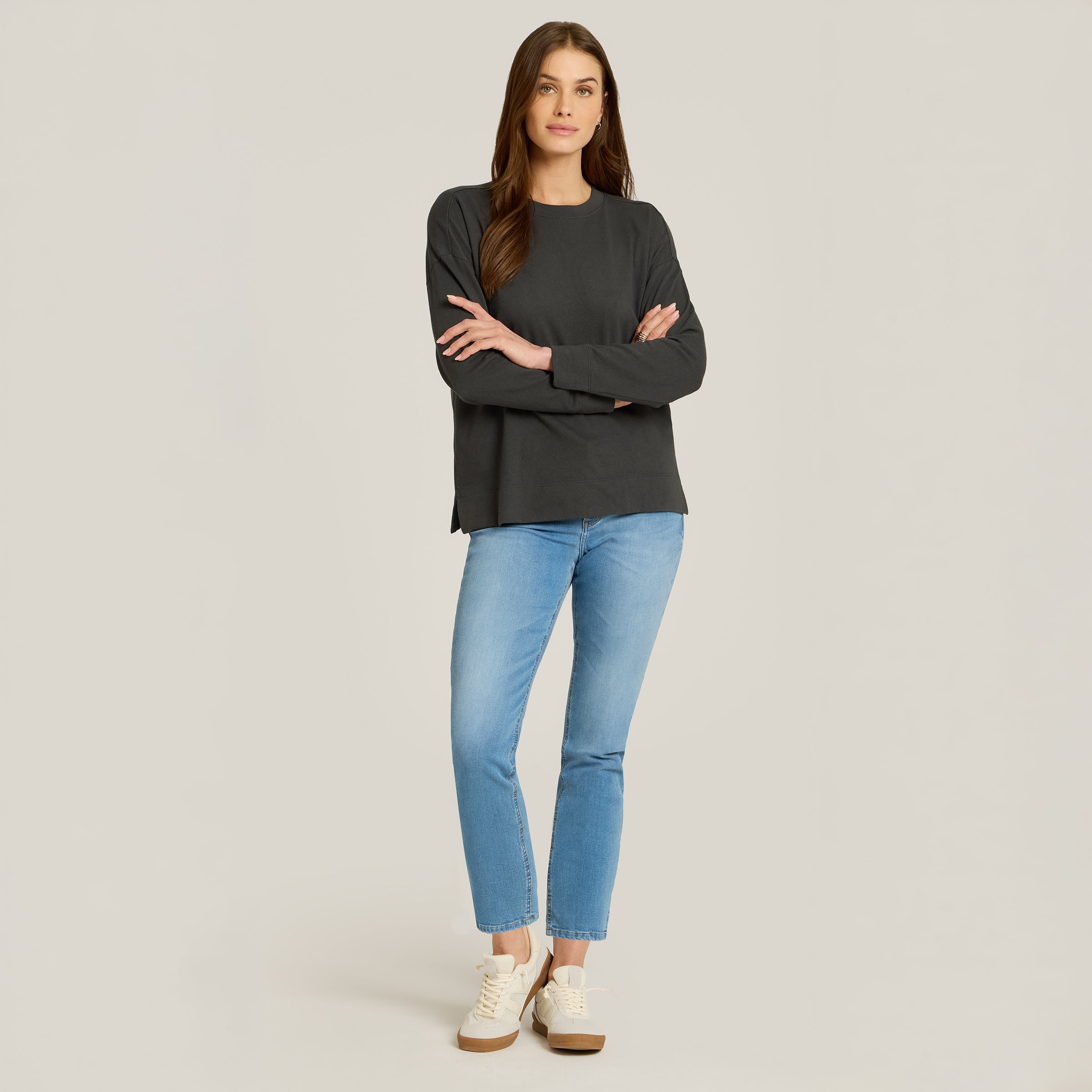 Mid Rise Slim Straight Logan Jeans